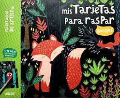 Mis tarjetas para raspar. Bosque - Auzou Editorial