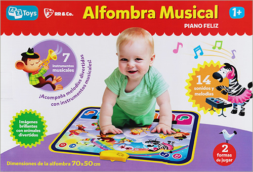 Alfombra musical piano feliz