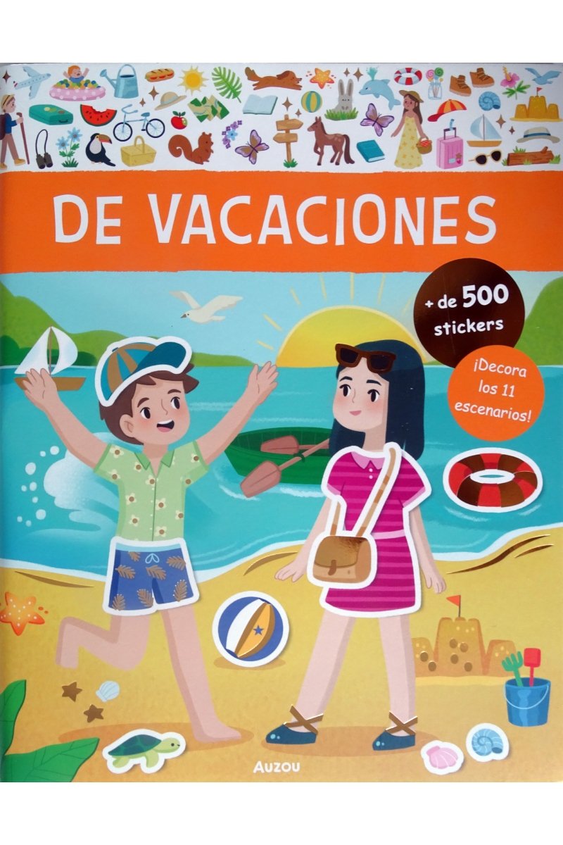 Libro de stickers de Vacaciones - Maude Guesne