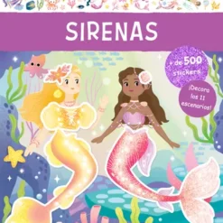 Libro de stickers de sirenas - Auzou