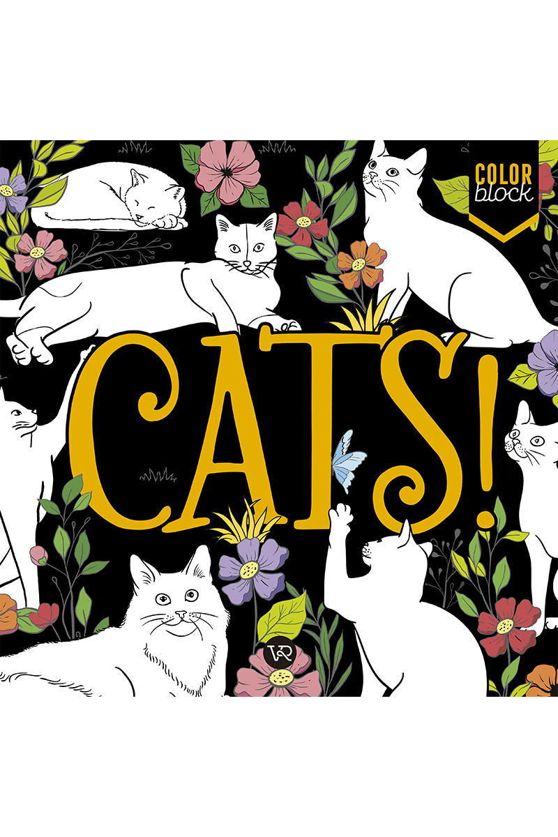Mandalas Color Block Cats - Carolina Marando